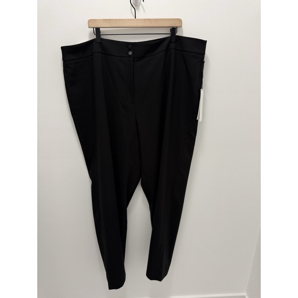 Calvin Klein Women's 24W Black Traditional Fit Straight Leg Dress Pants NWT